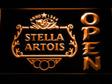 Stella Artois Open LED Neon Sign USB - Orange - TheLedHeroes