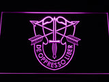 FREE De Oppresso Liber LED Sign - Purple - TheLedHeroes