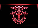 FREE De Oppresso Liber LED Sign - Red - TheLedHeroes