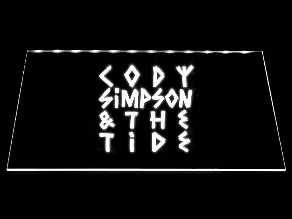 FREE Cody Simpson & The Tide LED Sign - White - TheLedHeroes