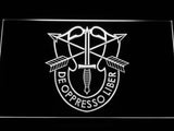 FREE De Oppresso Liber LED Sign - White - TheLedHeroes