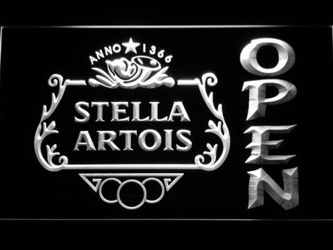 Stella Artois Open LED Neon Sign Electrical - White - TheLedHeroes