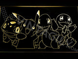 FREE Pokemon Starters LED Sign - Yellow - TheLedHeroes