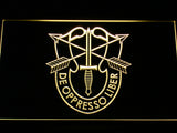 FREE De Oppresso Liber LED Sign - Yellow - TheLedHeroes