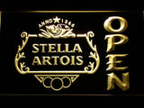 Stella Artois Open LED Neon Sign Electrical - Yellow - TheLedHeroes