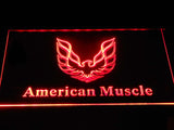 American Muscle Cars LED Neon Sign USB - Red - TheLedHeroes