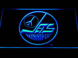 Winnipeg Jets (5) LED Neon Sign USB - Blue - TheLedHeroes