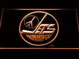 Winnipeg Jets (5) LED Neon Sign Electrical - Orange - TheLedHeroes