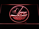 Winnipeg Jets (5) LED Neon Sign Electrical - Red - TheLedHeroes