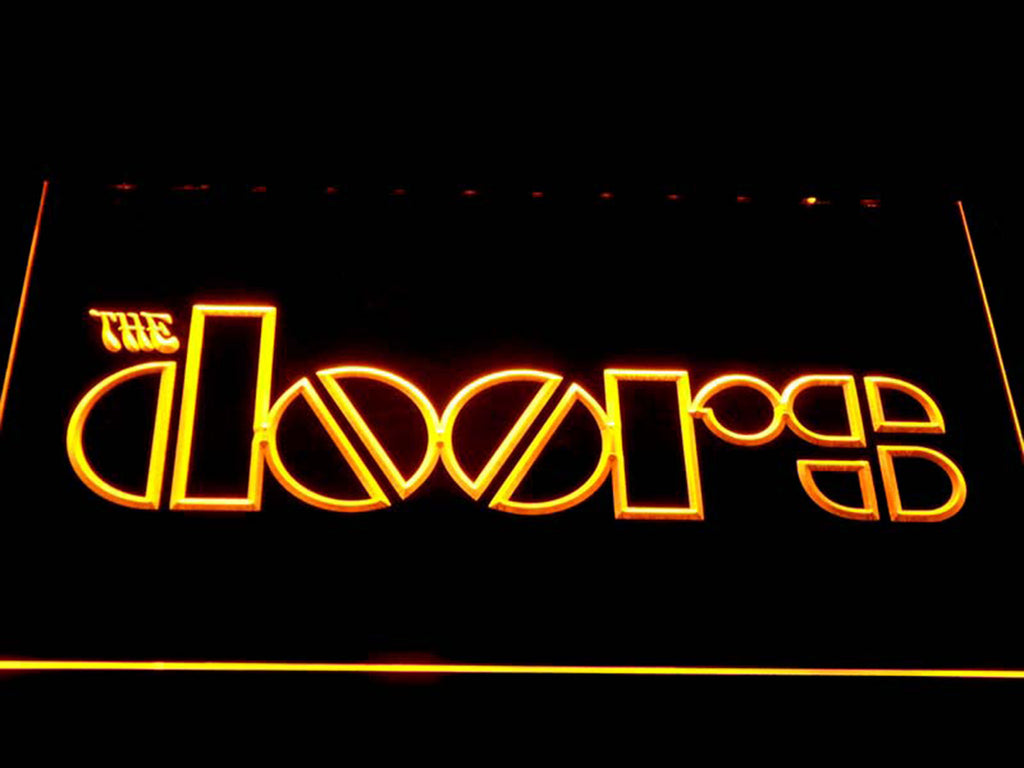 FREE The Doors LED Sign - Yellow - TheLedHeroes