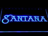 Carlos Santana (2) LED Neon Sign USB - Blue - TheLedHeroes