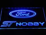 Ford ST Nobby LED Neon Sign USB - Blue - TheLedHeroes