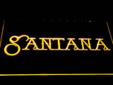 Carlos Santana (2) LED Neon Sign USB - Yellow - TheLedHeroes