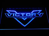 Victory Motorcycle LED Neon Sign Electrical - Blue - TheLedHeroes