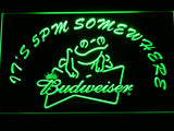 FREE Budweiser Frog It's 5pm Somewhere LED Sign -  - TheLedHeroes