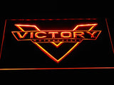 Victory Motorcycle LED Neon Sign USB - Orange - TheLedHeroes