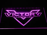 Victory Motorcycle LED Neon Sign USB - Purple - TheLedHeroes