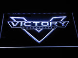 Victory Motorcycle LED Neon Sign Electrical - White - TheLedHeroes