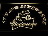 Budweiser Frog It's 5pm Somewhere LED Neon Sign Electrical -  - TheLedHeroes