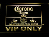 FREE Corona Extra VIP Only LED Sign - Yellow - TheLedHeroes