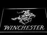 Winchester Firearms Gun Logo LED Sign - White - TheLedHeroes