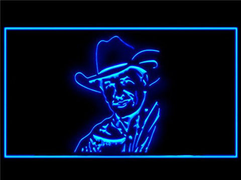George Strait LED Sign - Blue - TheLedHeroes