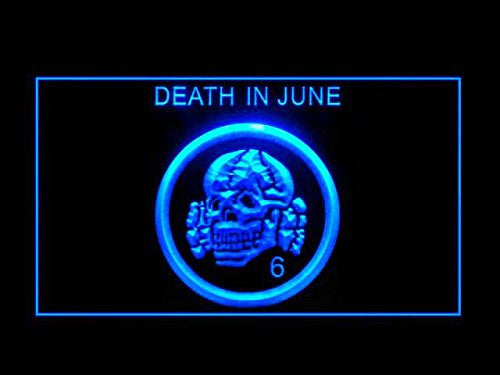 Death in June LED Sign - Blue - TheLedHeroes