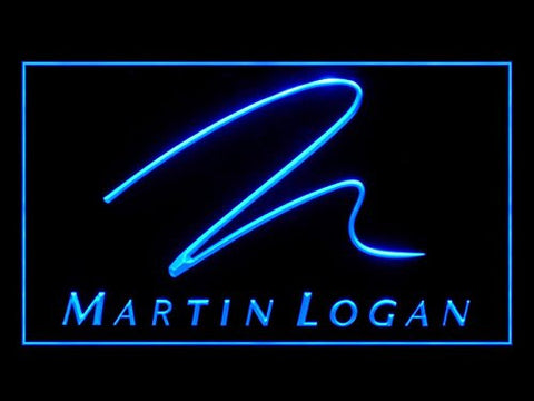 FREE Martin Logan Speaker Audio Home LED Sign - Blue - TheLedHeroes