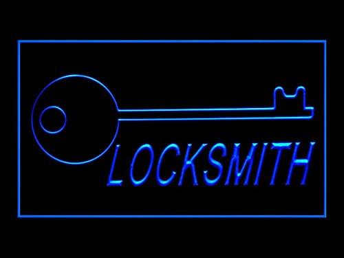Locksmith Keys Repair LED Neon Sign Electrical - Blue - TheLedHeroes