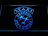 Biohazard Stars RPD Resident Evil LED Neon Sign Electrical - Blue - TheLedHeroes