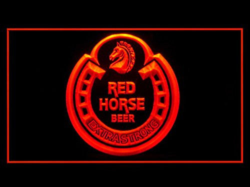 FREE Red Horse Beer LED Sign - Red - TheLedHeroes