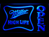 FREE Miller High Life Open LED Sign - Blue - TheLedHeroes