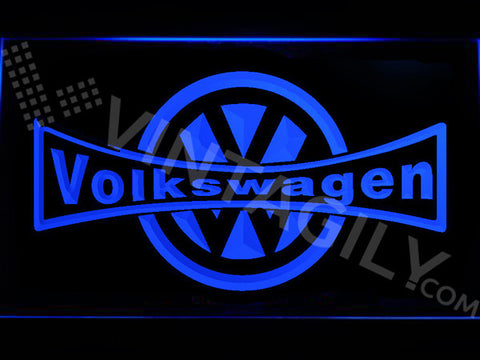 Volkswagen 2 LED Sign - Blue - TheLedHeroes
