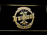 Tru Blood Badge LED Neon Sign USB - Yellow - TheLedHeroes