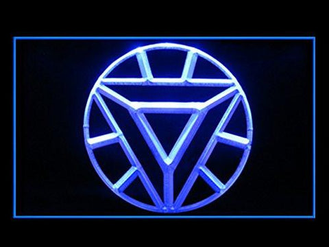 ARC Reactor Iron Man LED Neon Sign USB - Blue - TheLedHeroes