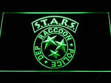 Biohazard Stars RPD Resident Evil LED Neon Sign USB - Green - TheLedHeroes