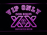 Dos Equis VIP Only LED Neon Sign USB - Purple - TheLedHeroes