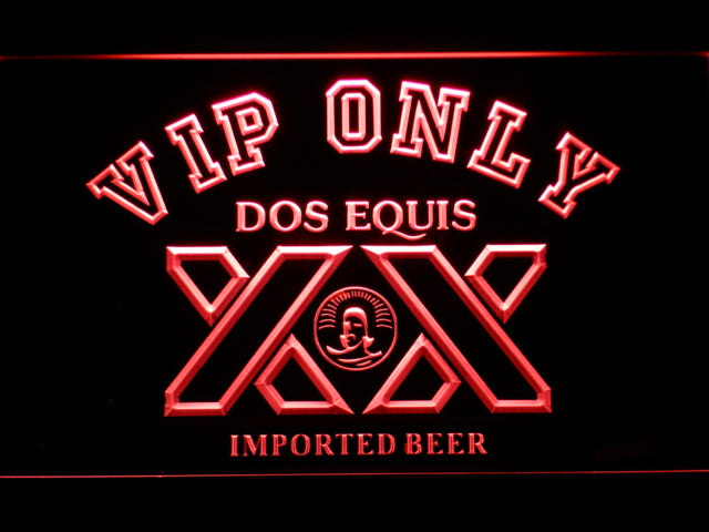 FREE Dos Equis VIP Only LED Sign - Red - TheLedHeroes