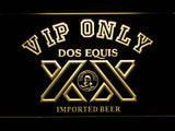 Dos Equis VIP Only LED Neon Sign USB - Yellow - TheLedHeroes