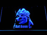 Axl Rose LED Neon Sign Electrical - Blue - TheLedHeroes