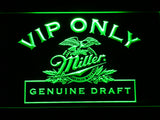 FREE Miller Geniune Draft VIP Only LED Sign - Green - TheLedHeroes