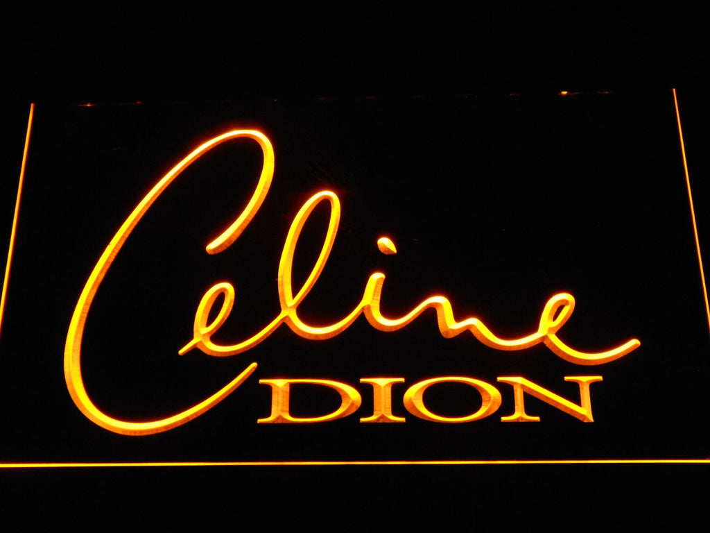 Celine Dion LED Neon Sign Electrical - Yellow - TheLedHeroes