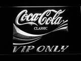 FREE Coca Cola VIP Only LED Sign - White - TheLedHeroes