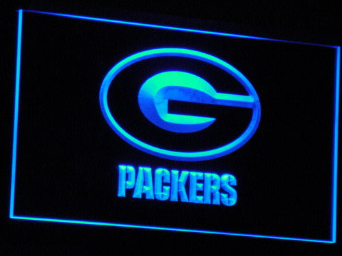 Green Bay Packers LED Sign - Blue - TheLedHeroes