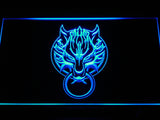 FREE Cloudy Wolf Final Fantasy VII FF7 LED Sign - Blue - TheLedHeroes