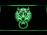 Cloudy Wolf Final Fantasy VII FF7 LED Neon Sign Electrical - Green - TheLedHeroes