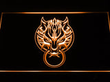 Cloudy Wolf Final Fantasy VII FF7 LED Neon Sign Electrical - Orange - TheLedHeroes
