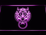 Cloudy Wolf Final Fantasy VII FF7 LED Neon Sign USB - Purple - TheLedHeroes