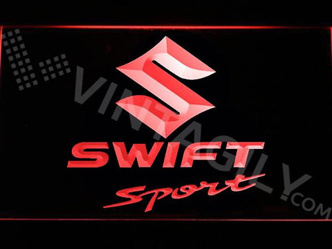 Suzuki Swift Sport LED Neon Sign USB - Red - TheLedHeroes