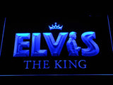 Elvis Presley The King LED Neon Sign USB - Blue - TheLedHeroes